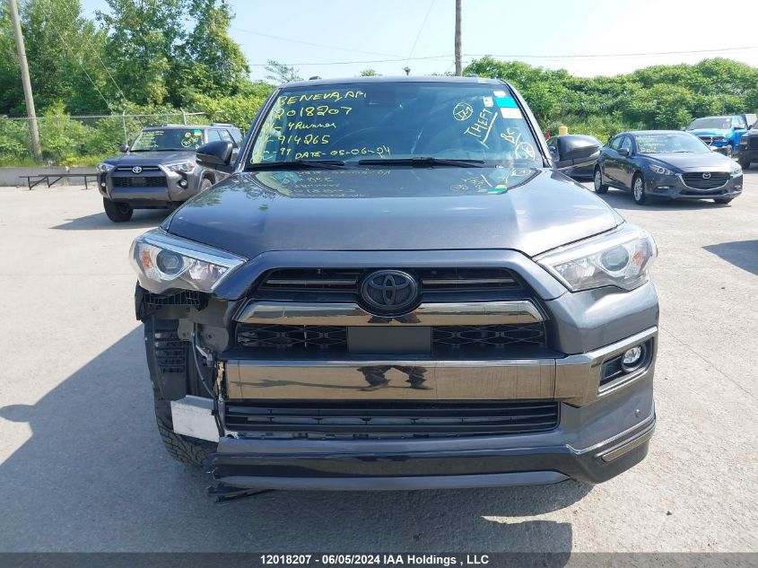 2021 Toyota 4Runner VIN: JTEJU5JR3M5914265 Lot: 12018207