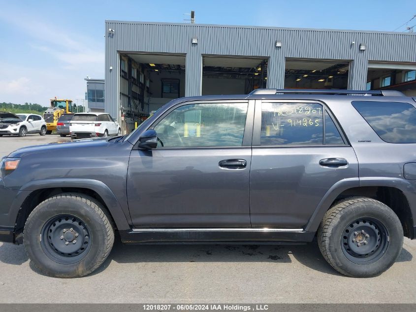 2021 Toyota 4Runner VIN: JTEJU5JR3M5914265 Lot: 12018207