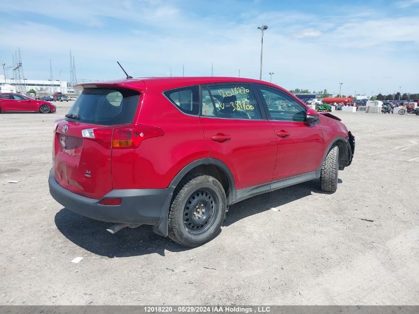 2015 Toyota Rav4 Le VIN: 2T3BFREV6FW381700 Lot: 12018220