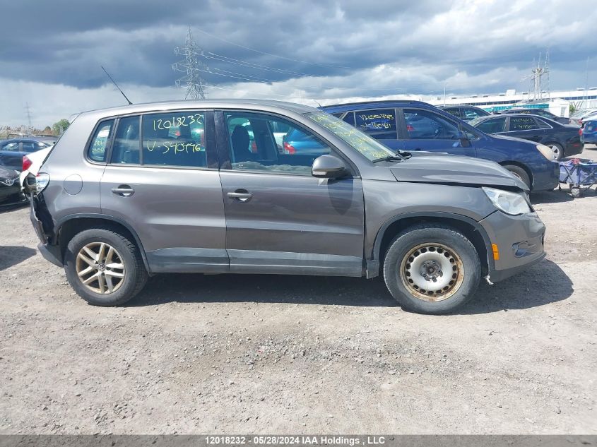 2011 Volkswagen Tiguan VIN: WVGBV7AX6BW540446 Lot: 12018232