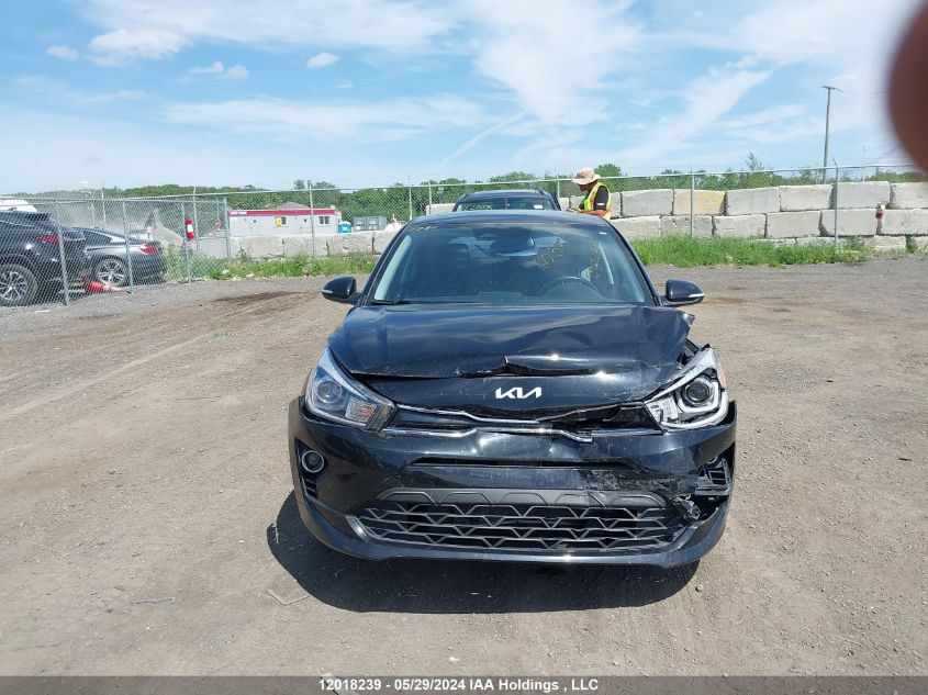 2022 Kia Rio Ex Premium VIN: 3KPA35AD3NE445423 Lot: 12018239