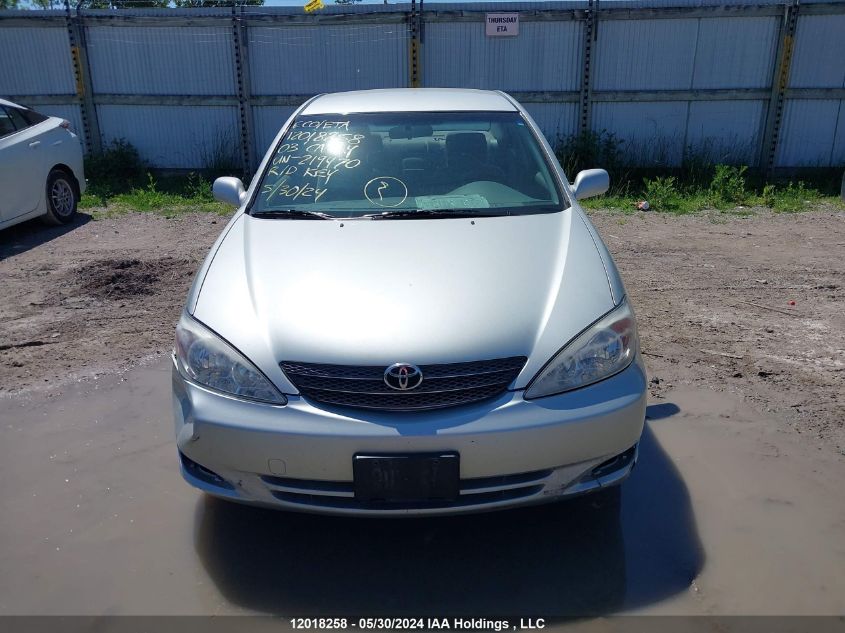 2003 Toyota Camry Le/Se/Xle VIN: JTDBE32K330219470 Lot: 12018258