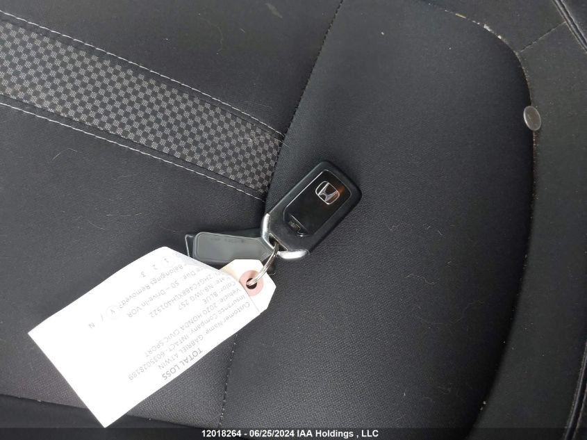 2020 Honda Civic VIN: 2HGFC4B8XLH401522 Lot: 12018264