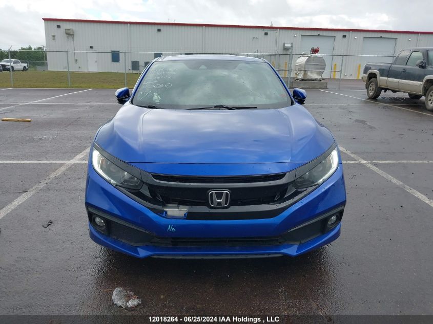 2020 Honda Civic VIN: 2HGFC4B8XLH401522 Lot: 12018264
