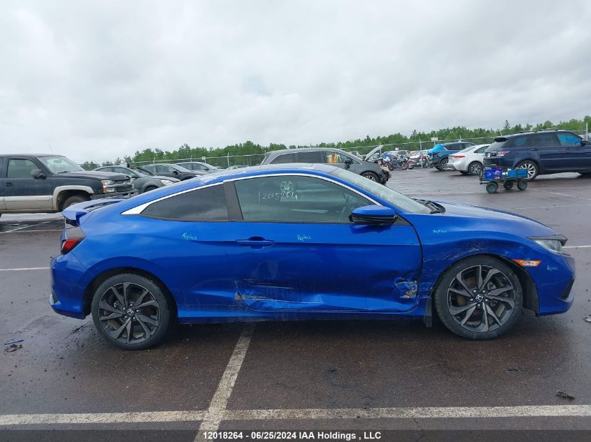 2020 Honda Civic VIN: 2HGFC4B8XLH401522 Lot: 12018264