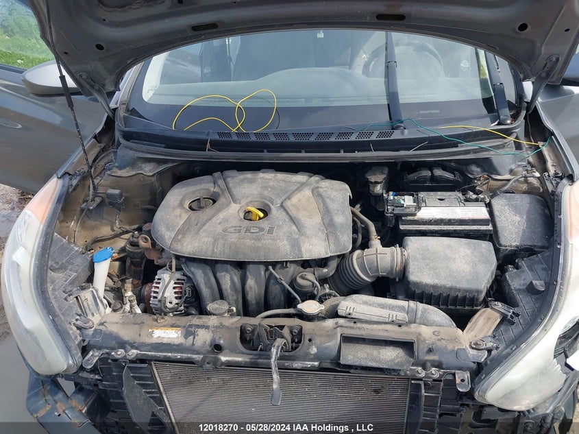 2012 Hyundai Elantra Gl VIN: 5NPDH4AE3CH078274 Lot: 12018270