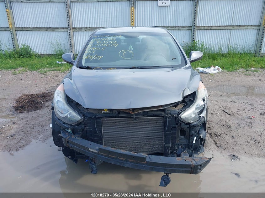 2012 Hyundai Elantra Gl VIN: 5NPDH4AE3CH078274 Lot: 12018270