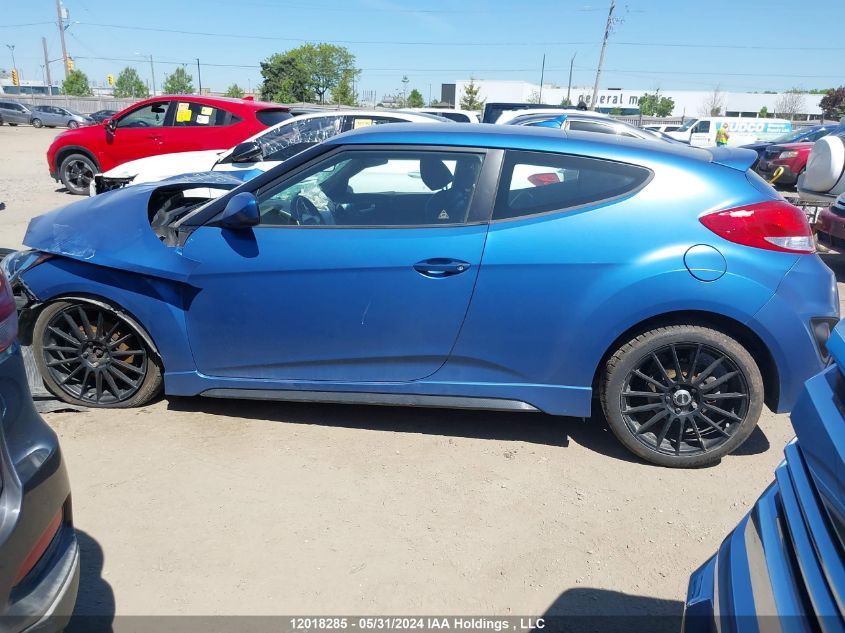 2016 Hyundai Veloster Rally VIN: KMHTC6AE6GU257955 Lot: 12018285