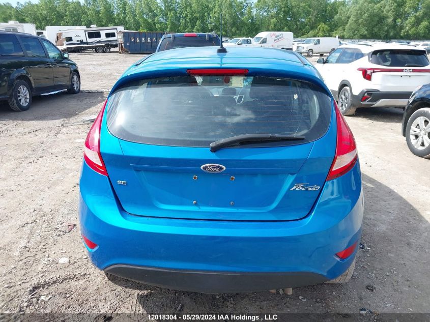 2012 Ford Fiesta Se VIN: 3FADP4EJXCM204673 Lot: 12018304