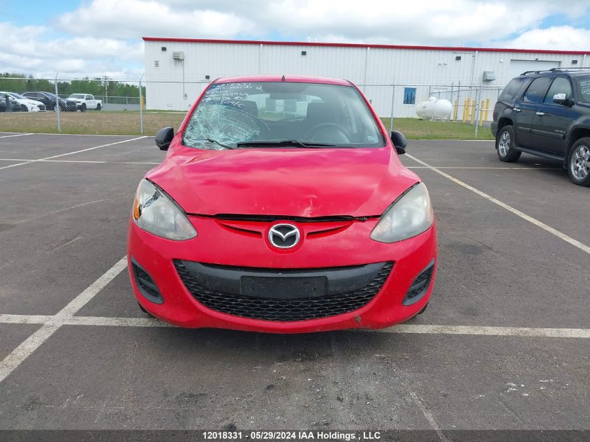 2012 Mazda Mazda2 VIN: JM1DE1KY9C0132044 Lot: 12018331