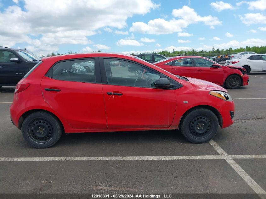 2012 Mazda Mazda2 VIN: JM1DE1KY9C0132044 Lot: 12018331