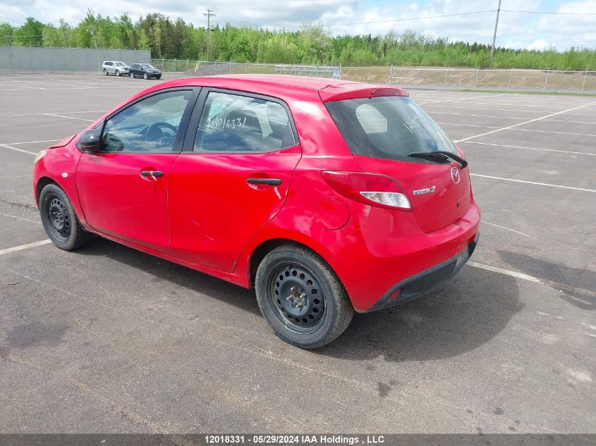 2012 Mazda Mazda2 VIN: JM1DE1KY9C0132044 Lot: 12018331