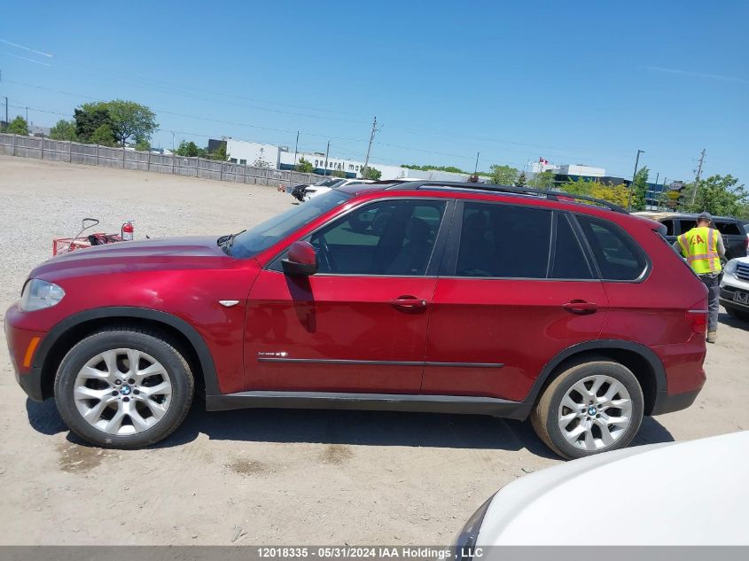 2013 BMW X5 3.5I VIN: 5UXZV4C56D0B12669 Lot: 12018335