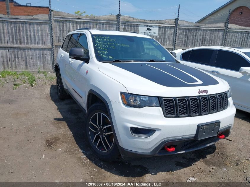 2019 Jeep Grand Cherokee Trailhawk VIN: 1C4RJFLG2KC765275 Lot: 12018337