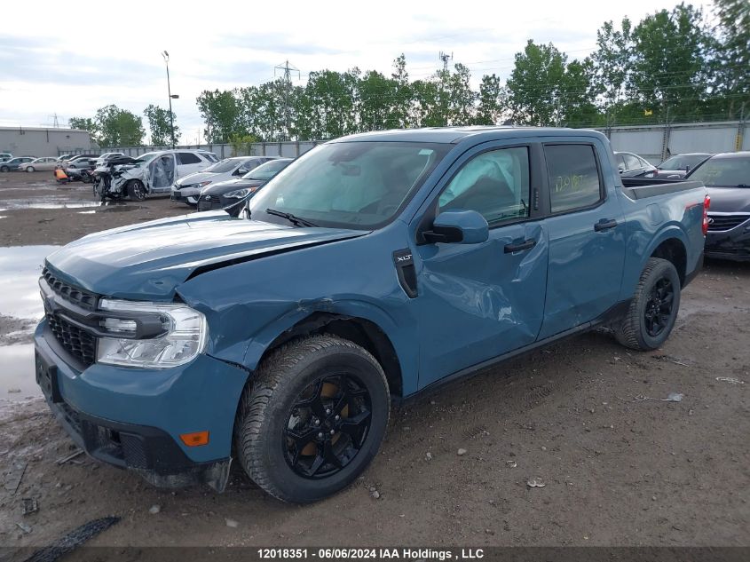 2022 Ford Maverick Xlt VIN: 3FTTW8F91NRA19969 Lot: 12018351