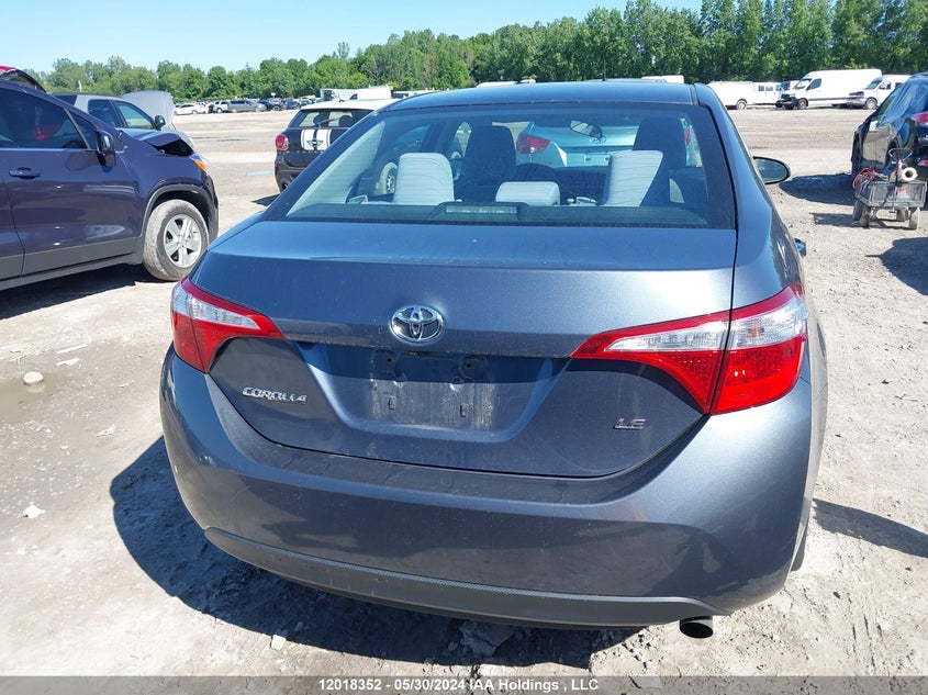 2014 Toyota Corolla L/Le/Le Pls/Prm/S/S Pls VIN: 2T1BURHE3EC115755 Lot: 12018352