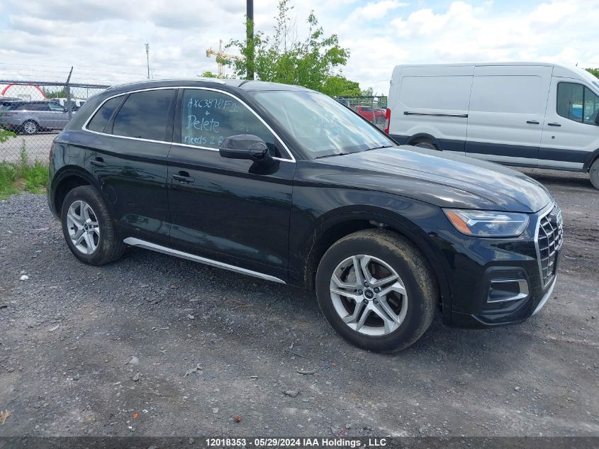 2023 Audi Q5 Premium 40 VIN: WA1ABAFY6P2125305 Lot: 12018353