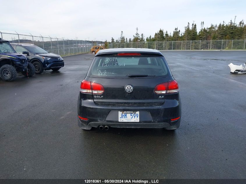 2011 Volkswagen Golf VIN: WVWDA7AJ7BW111918 Lot: 12018361