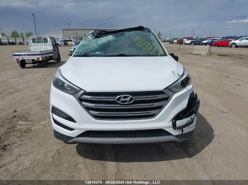 2018 Hyundai Tucson Limited/Sport And Eco/Se VIN: KM8J3CA25JU607983 Lot: 12018370