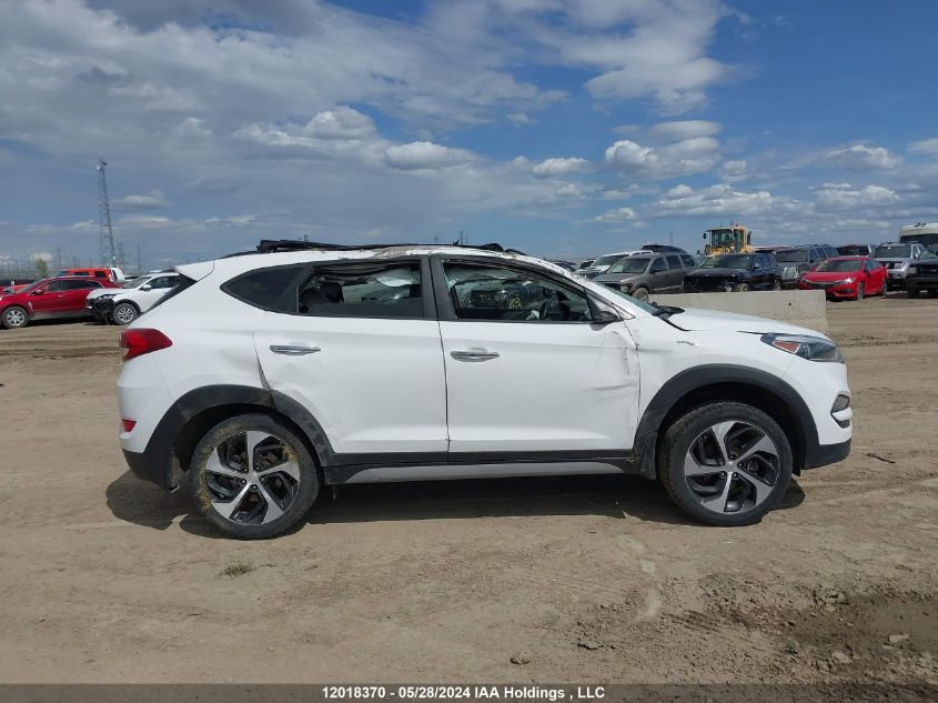 2018 Hyundai Tucson Limited/Sport And Eco/Se VIN: KM8J3CA25JU607983 Lot: 12018370