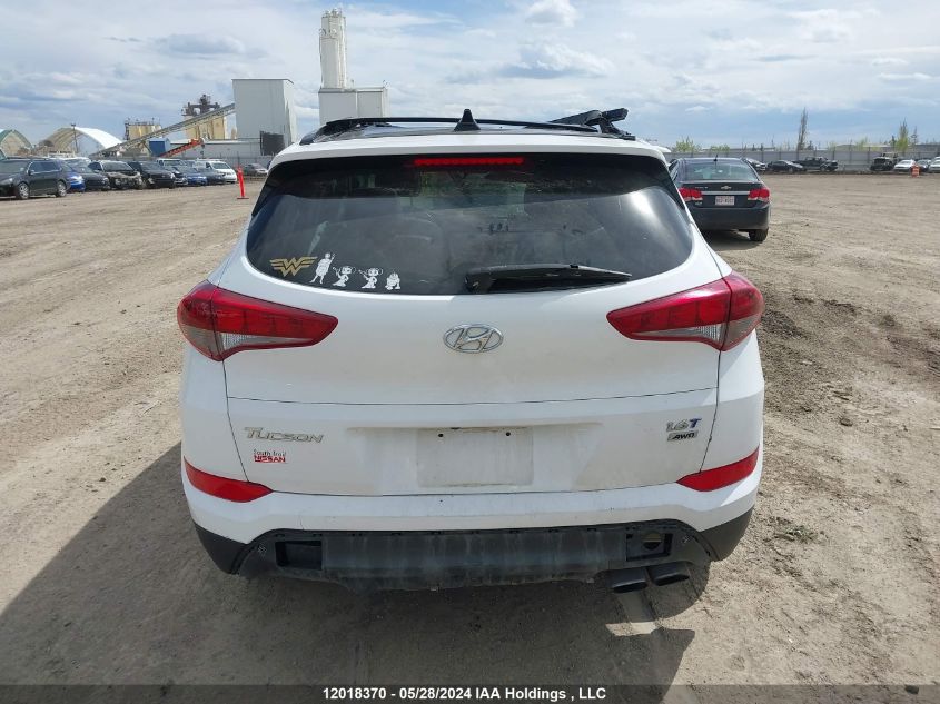 2018 Hyundai Tucson Limited/Sport And Eco/Se VIN: KM8J3CA25JU607983 Lot: 12018370