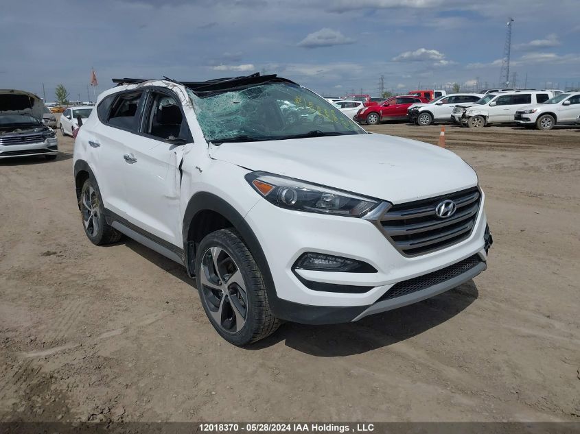 2018 Hyundai Tucson Limited/Sport And Eco/Se VIN: KM8J3CA25JU607983 Lot: 12018370