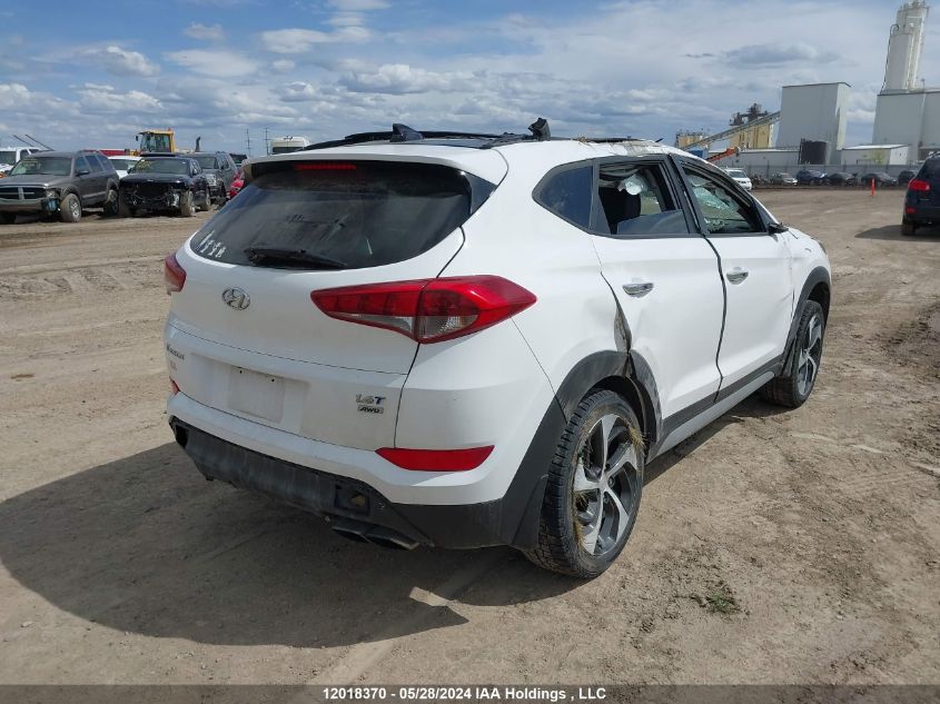 2018 Hyundai Tucson Limited/Sport And Eco/Se VIN: KM8J3CA25JU607983 Lot: 12018370