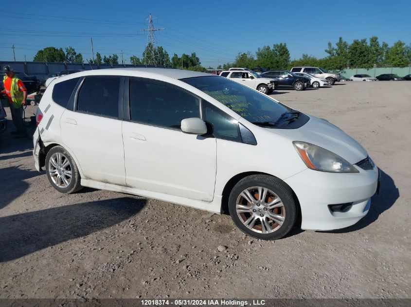 2009 Honda Fit Sport VIN: JHMGE888X9S801589 Lot: 12018374