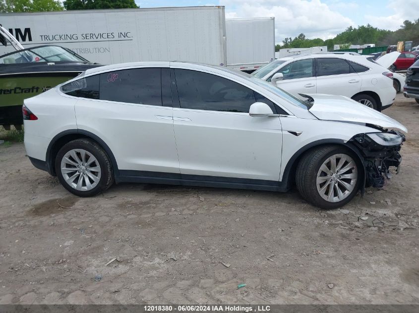 2021 Tesla Model X VIN: 5YJXCDE29MF323980 Lot: 12018380