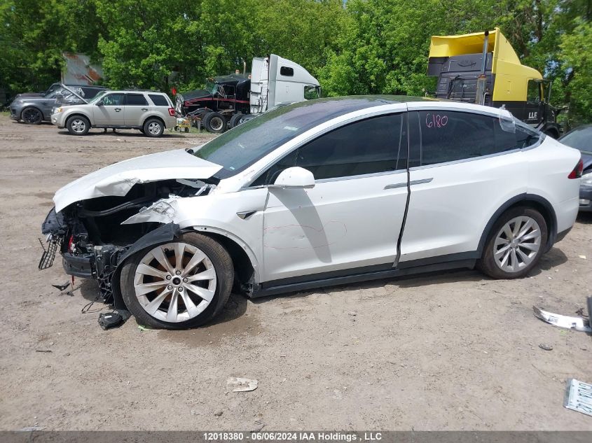 2021 Tesla Model X VIN: 5YJXCDE29MF323980 Lot: 12018380