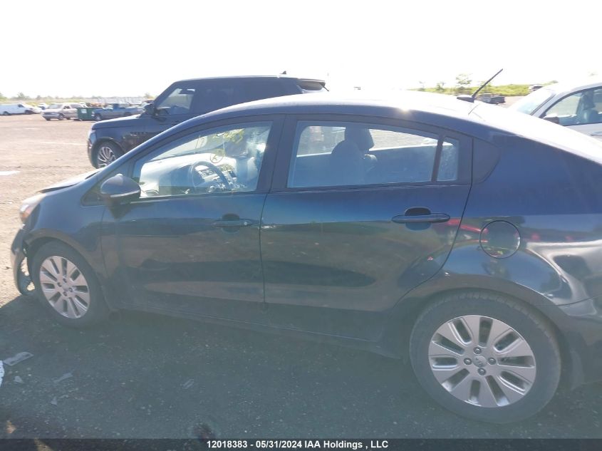 2012 Kia Rio Ex/Sx VIN: KNADN4A3XC6087231 Lot: 12018383