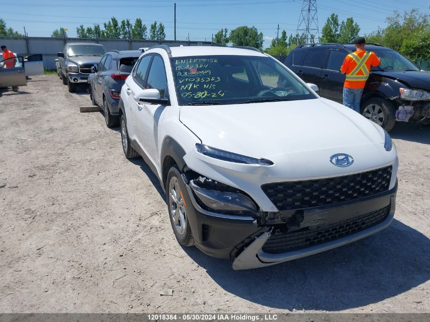 2023 Hyundai Kona Se VIN: KM8K2CAB2PU035383 Lot: 12018384