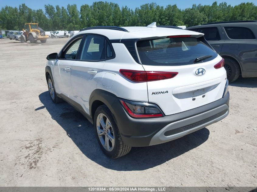 2023 Hyundai Kona Se VIN: KM8K2CAB2PU035383 Lot: 12018384