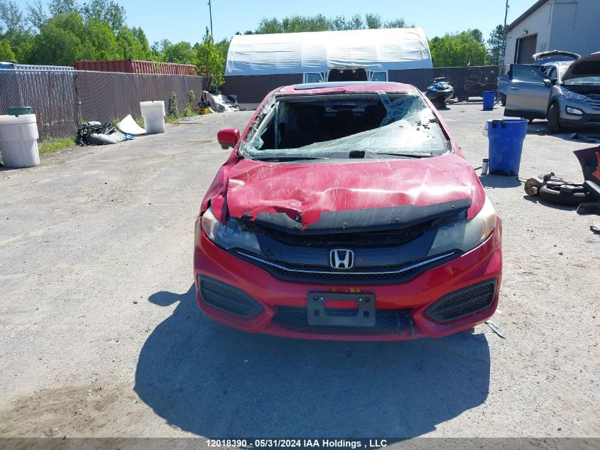 2015 Honda Civic VIN: 2HGFG3A59FH001333 Lot: 12018390