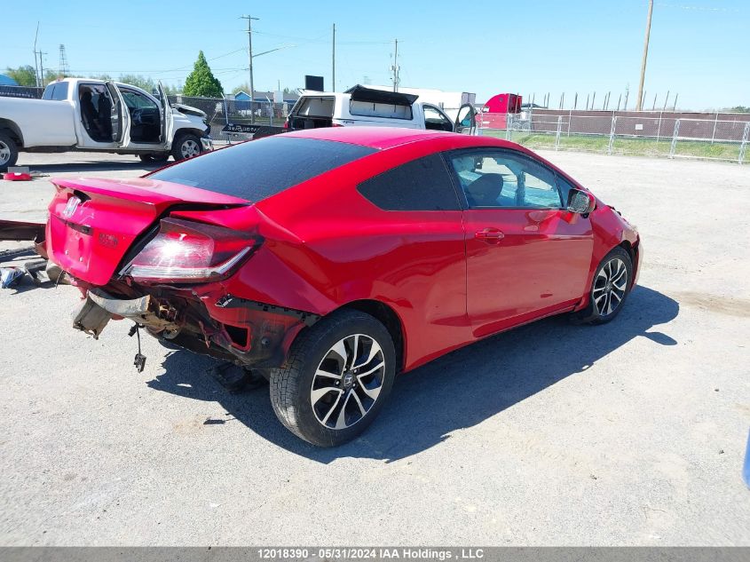 2015 Honda Civic VIN: 2HGFG3A59FH001333 Lot: 12018390