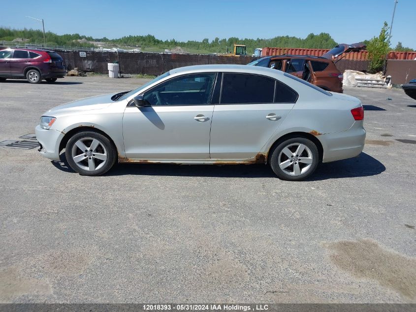 2012 Volkswagen Jetta S VIN: 3VW2K7AJ0CM326303 Lot: 12018393