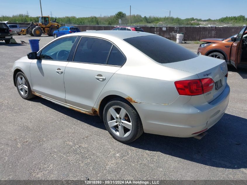 2012 Volkswagen Jetta S VIN: 3VW2K7AJ0CM326303 Lot: 12018393