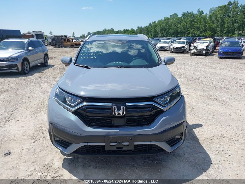 2021 Honda Cr-V Exl VIN: 2HKRW2H83MH239661 Lot: 12018394