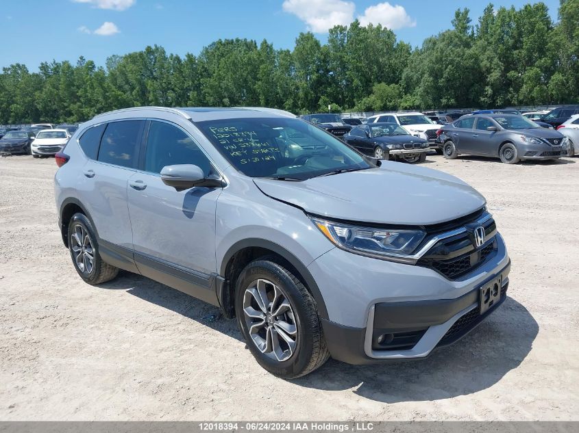 2021 Honda Cr-V Exl VIN: 2HKRW2H83MH239661 Lot: 12018394