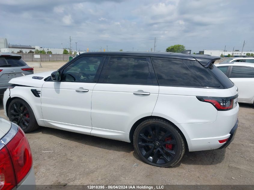 2020 Land Rover Range Rover Sport VIN: SALWS2RU2LA733261 Lot: 12018395