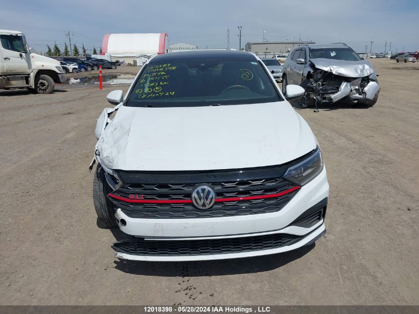 2019 Volkswagen Jetta VIN: 3VW6T7BU8KM267555 Lot: 12018398