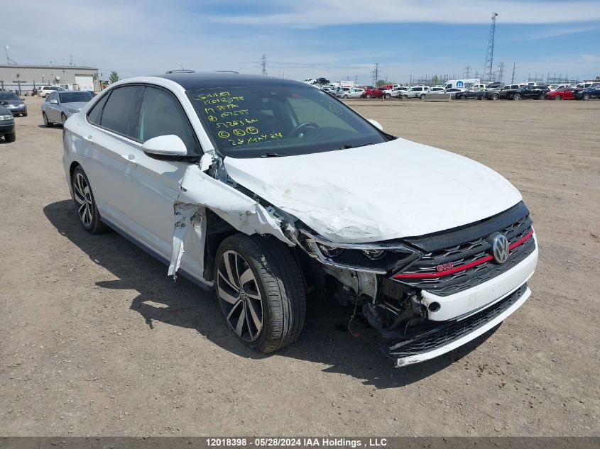 2019 Volkswagen Jetta VIN: 3VW6T7BU8KM267555 Lot: 12018398