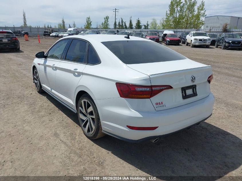 2019 Volkswagen Jetta VIN: 3VW6T7BU8KM267555 Lot: 12018398