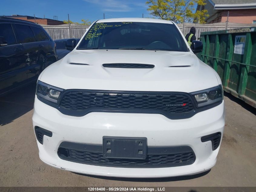 2021 Dodge Durango R/T VIN: 1C4SDJCT9MC865109 Lot: 12018400