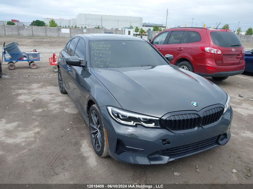 2019 BMW 3 Series VIN: WBA5R7C54KFH18209 Lot: 12018408