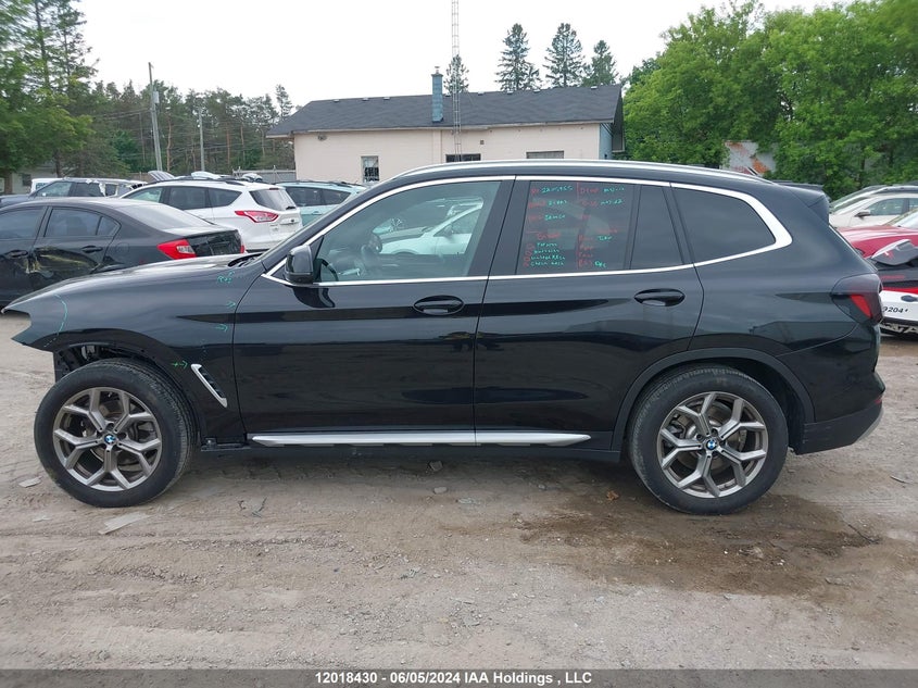 2023 BMW X3 3.0I VIN: 5UX53DP02P9P72787 Lot: 12018430