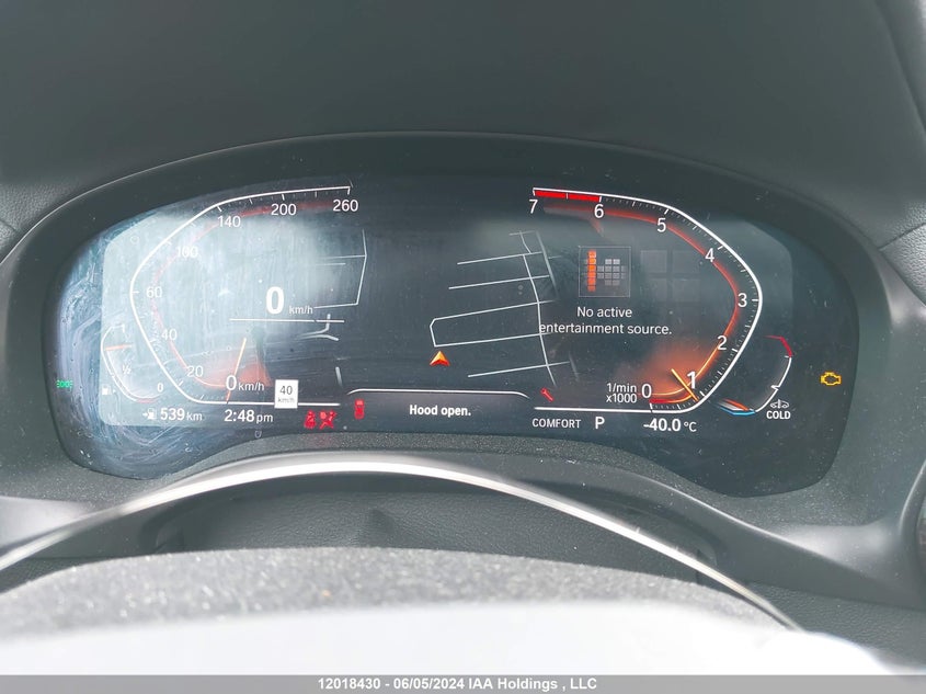 2023 BMW X3 3.0I VIN: 5UX53DP02P9P72787 Lot: 12018430