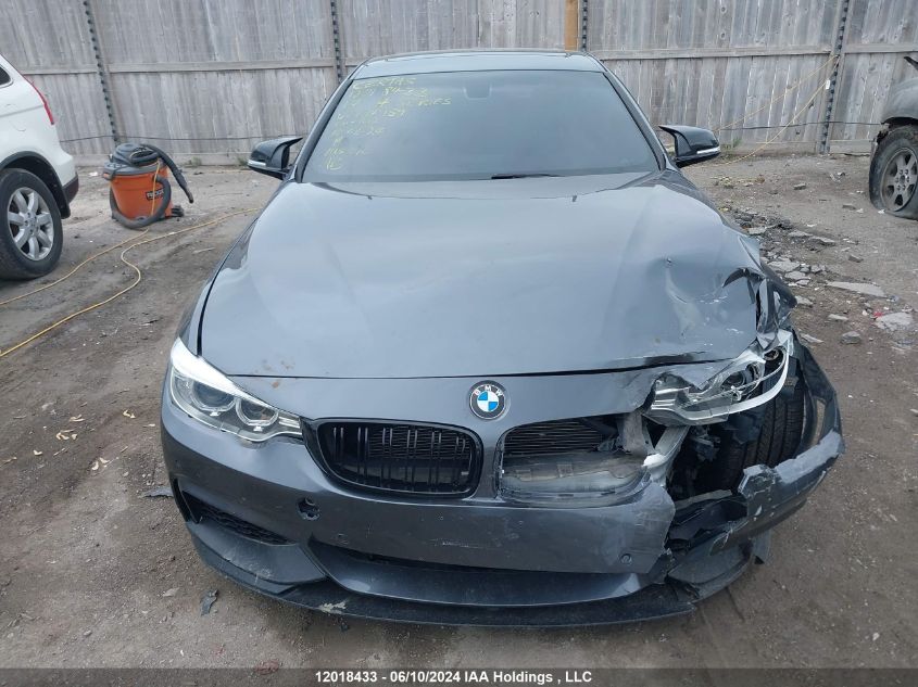 2014 BMW 4 Series 435I xDrive VIN: WBA3R5C57EF784959 Lot: 12018433