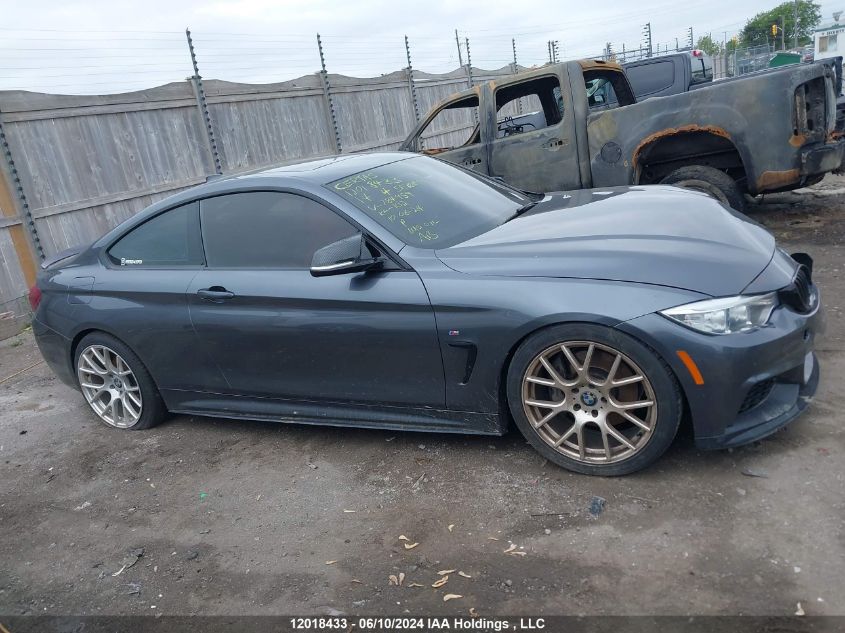 2014 BMW 4 Series 435I xDrive VIN: WBA3R5C57EF784959 Lot: 12018433