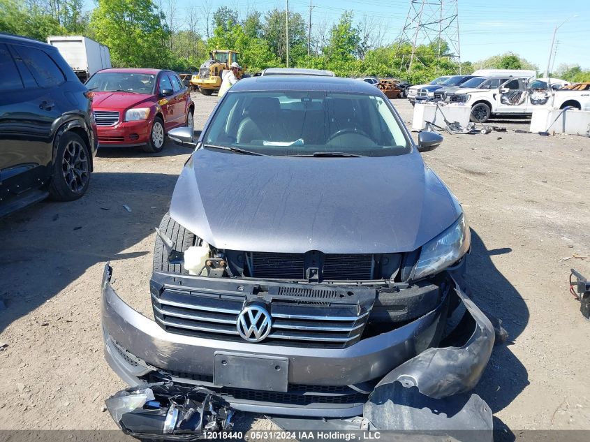 2012 Volkswagen Passat Se VIN: 1VWBH7A38CC058943 Lot: 12018440